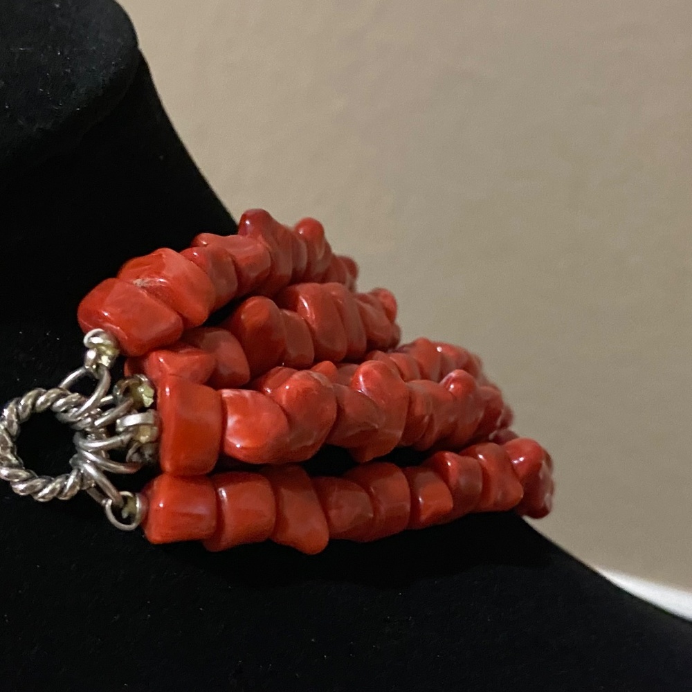 Orange Corral Multi-Strand Adjustablenecklace - image 8